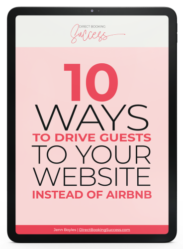 drive guests to website instead of airbnb